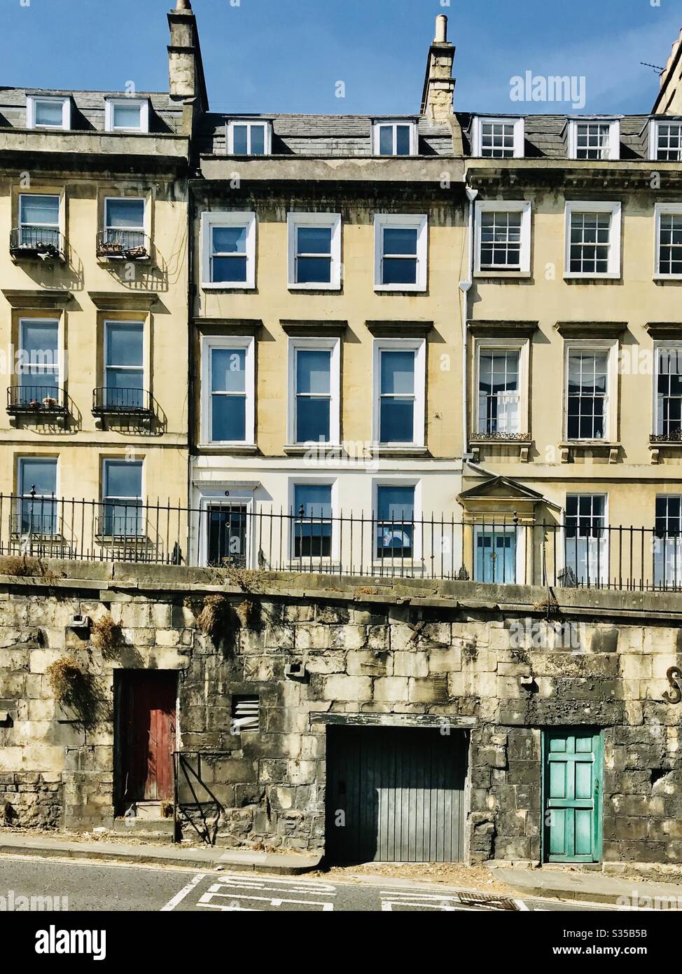 Bath in Lockdown: London Street - Somerset, Inghilterra 2020 Foto Stock