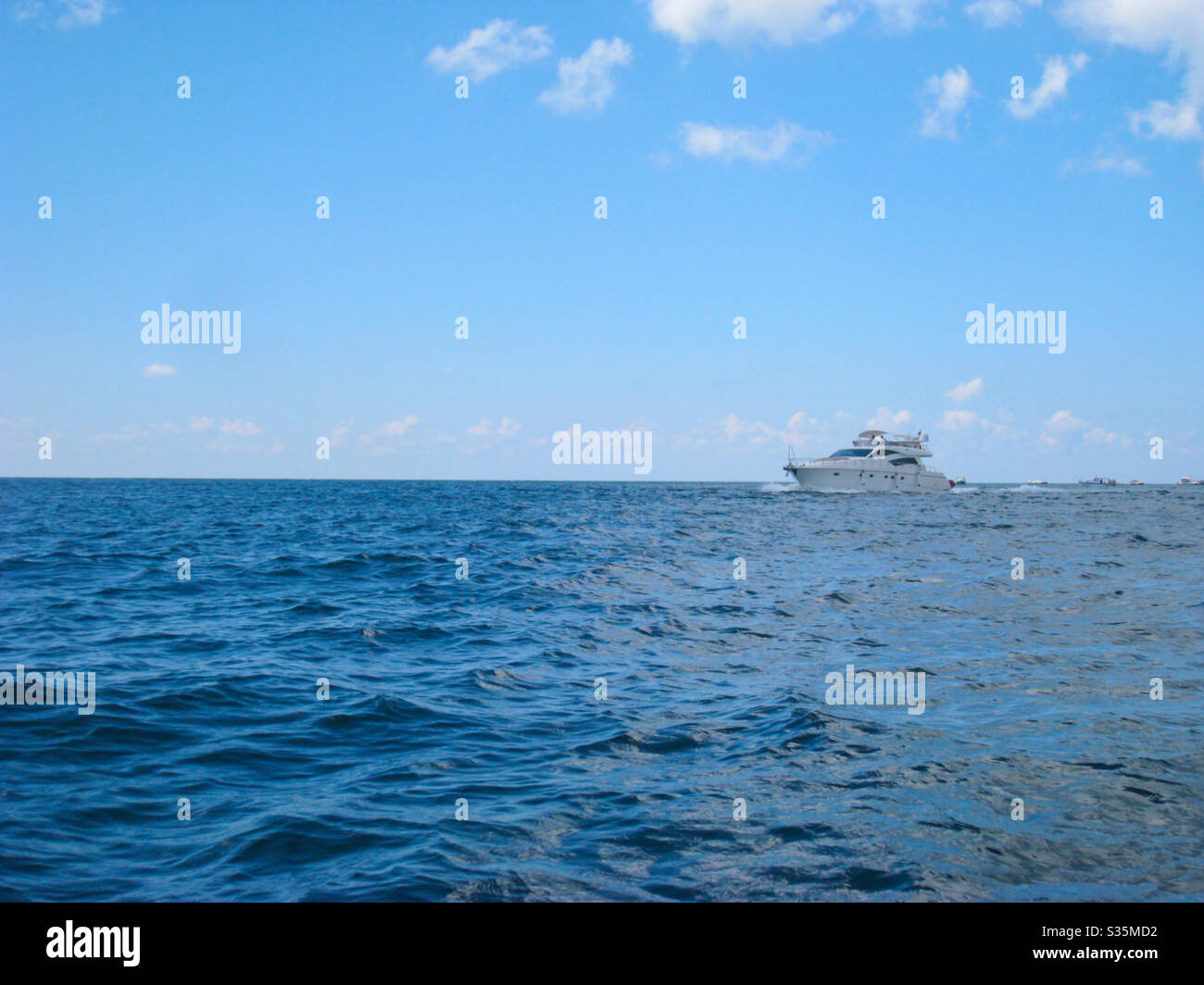 Gita in yacht Foto Stock