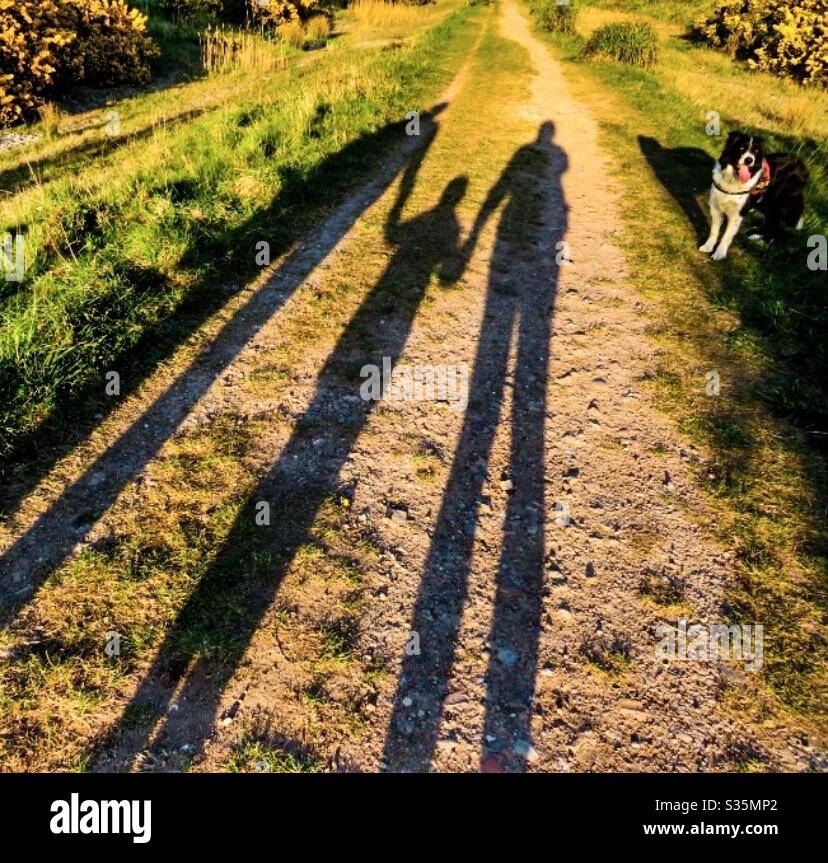 Passeggiate in campagna Foto Stock