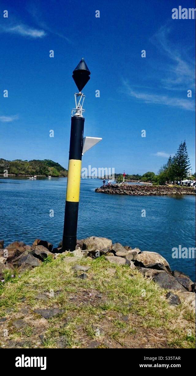 Marcatrice sulla costa del NSW, Australia Foto Stock