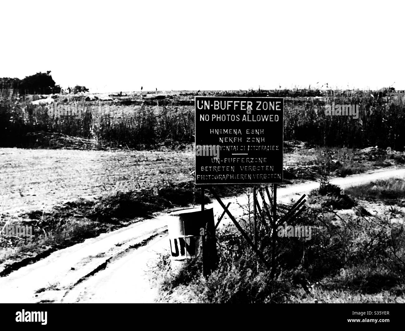 Zona buffer un. Cipro Foto Stock