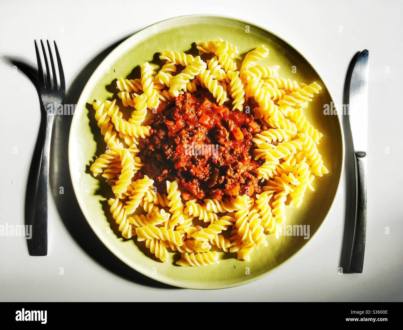 Spaghetti alla Bolognese Foto Stock