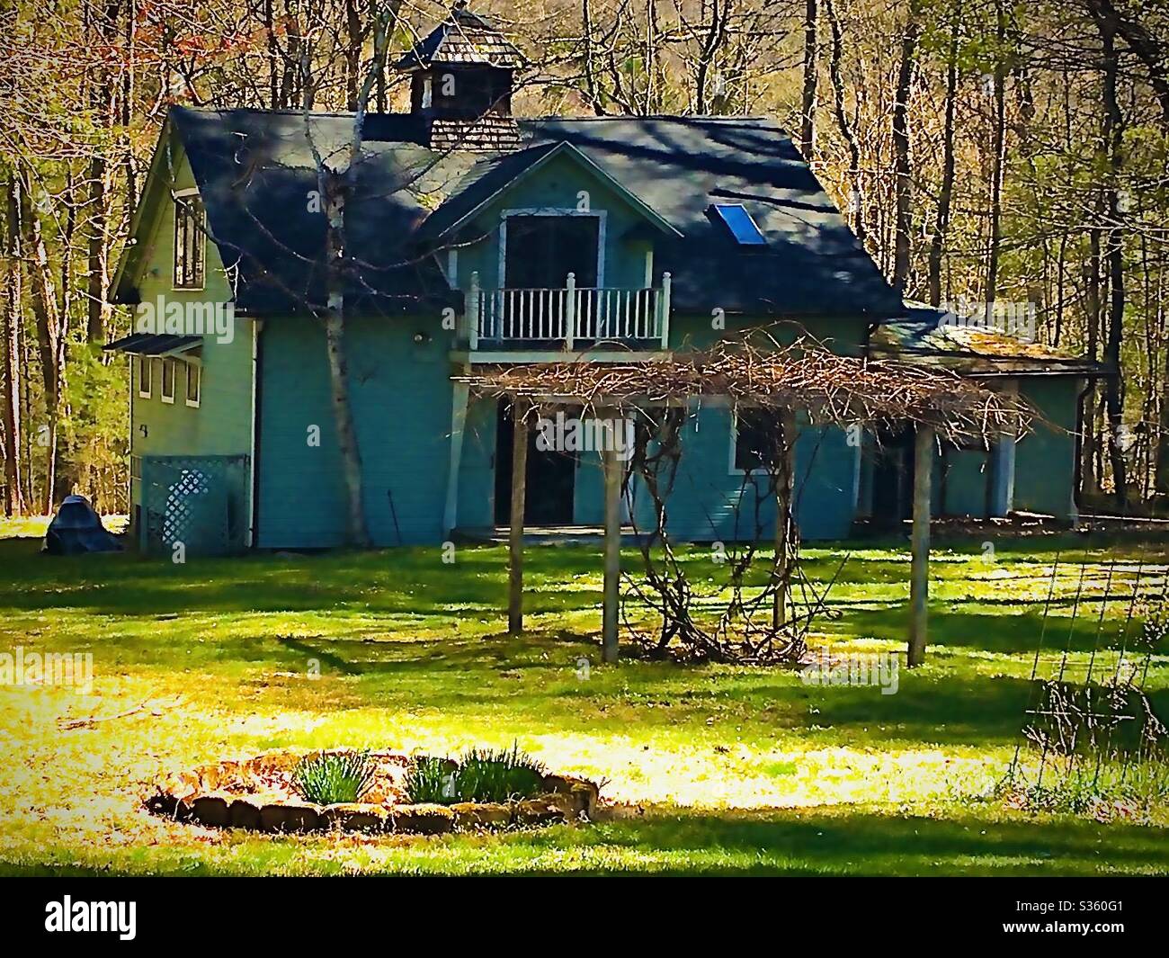 Barn Berkshires - Immagine stock catturata con smartphone