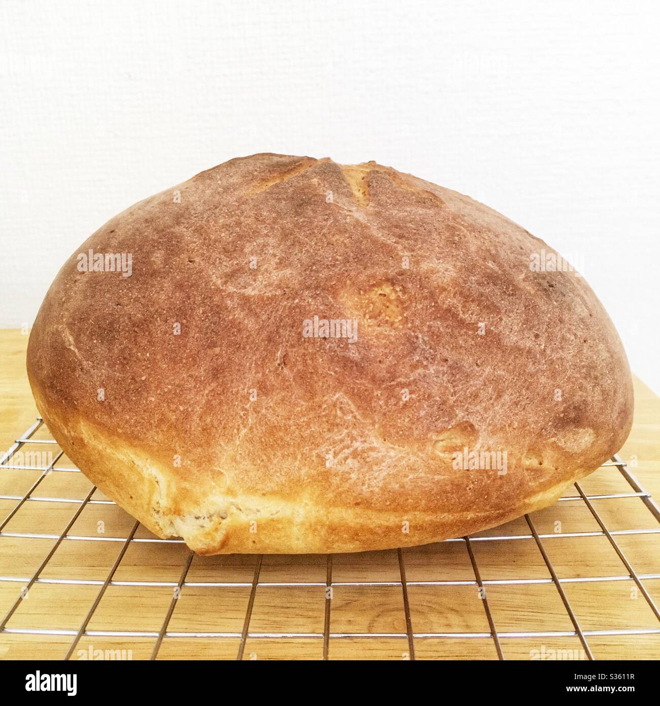 Pane bianco fatto in casa Foto Stock