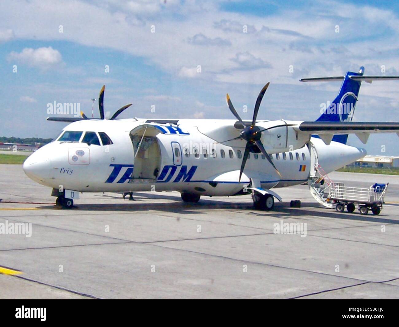 🇷🇴 Tarom, Romania: ATR 42-500 YR-ATD aereo Criș Foto Stock