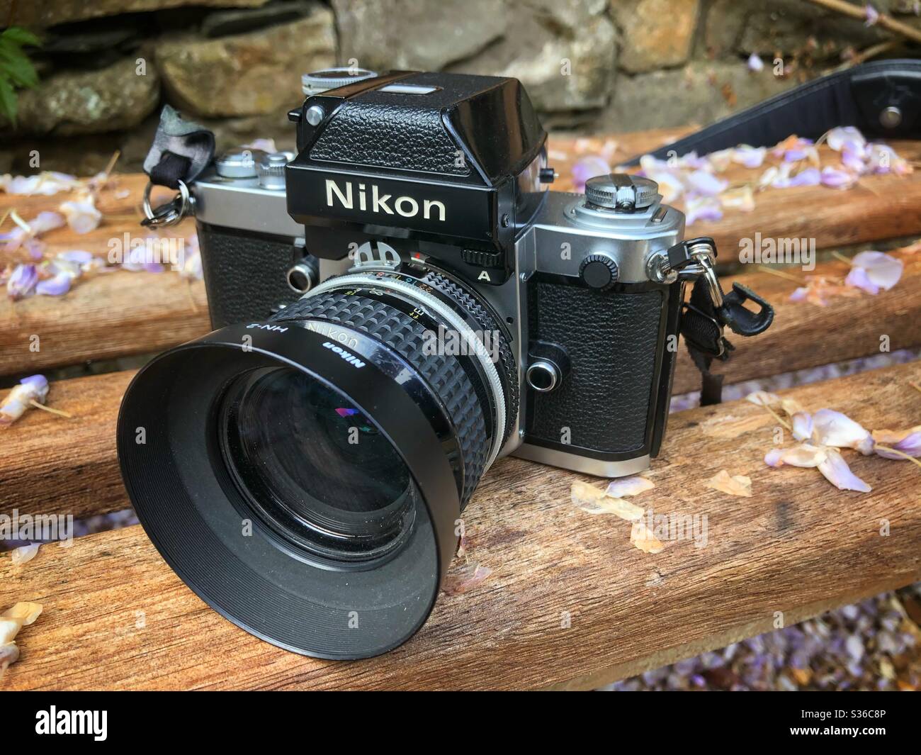 Nikon F2a telecamera a film 35mm Foto Stock