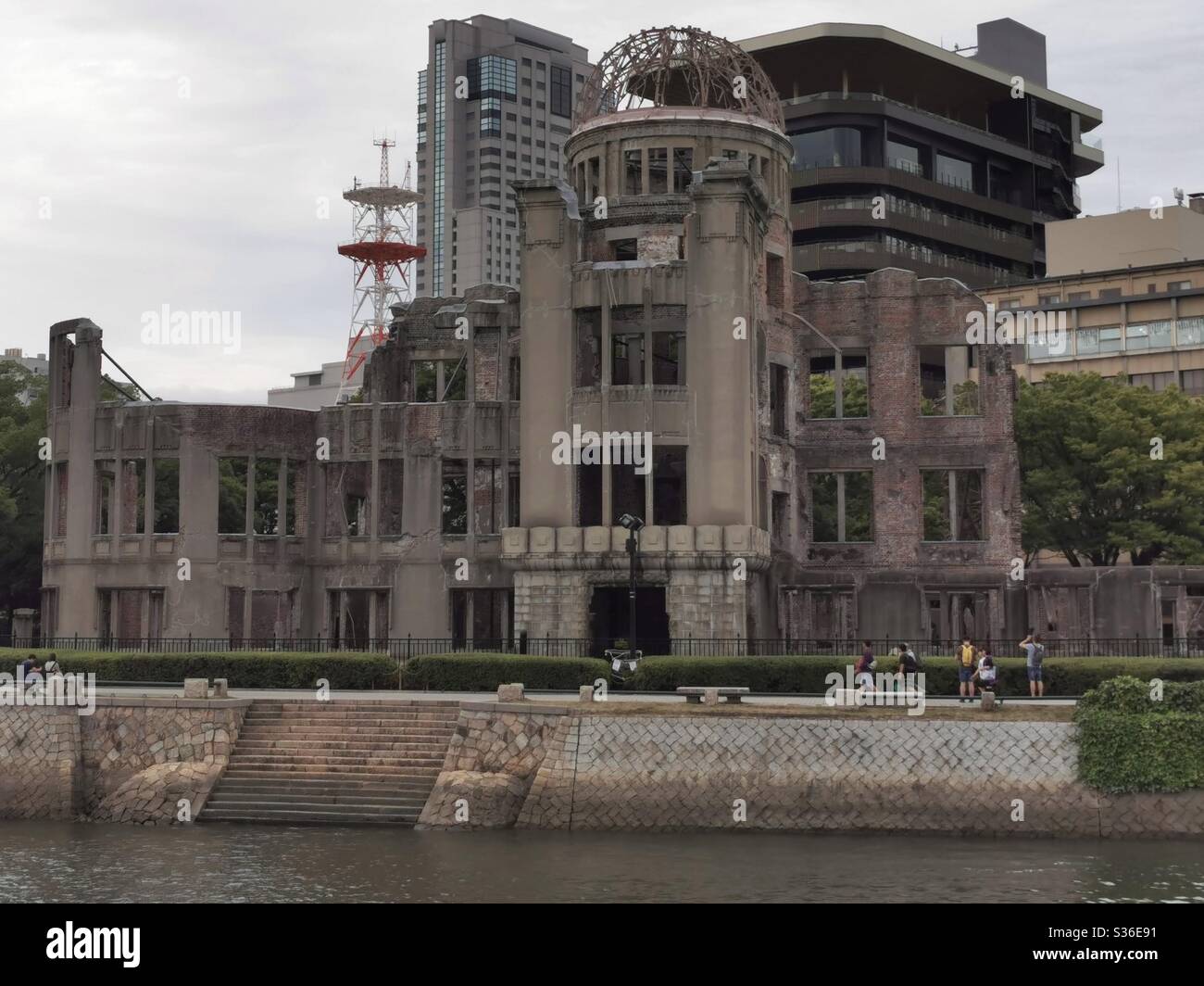 Bomba atomica Hiroshima cupola Foto Stock