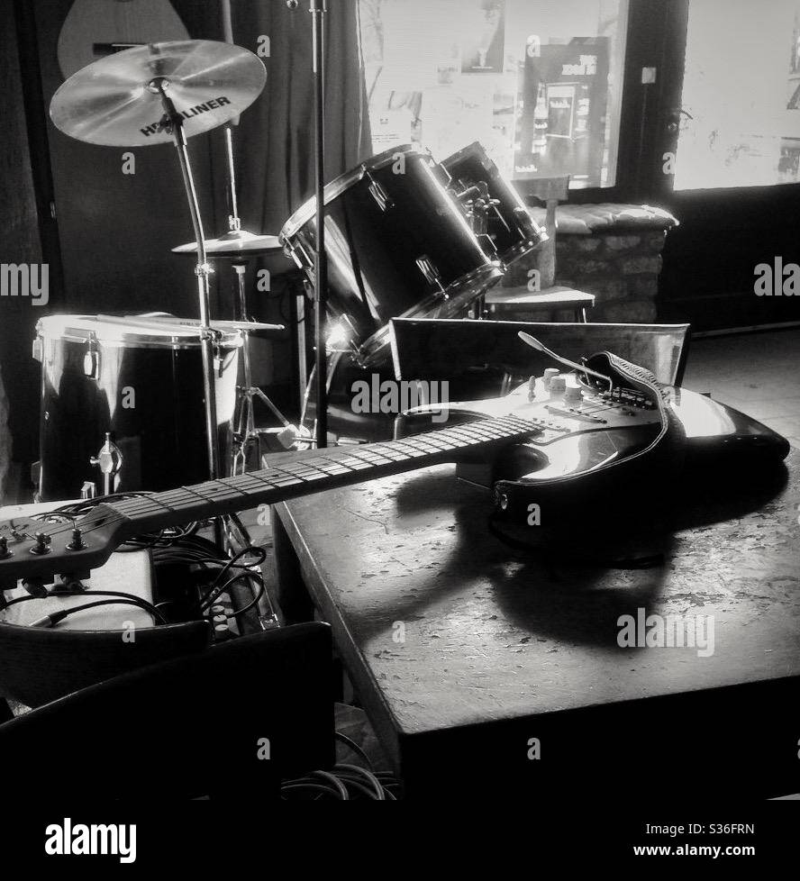 Strumenti musicali - Immagine stock catturata con smartphone
