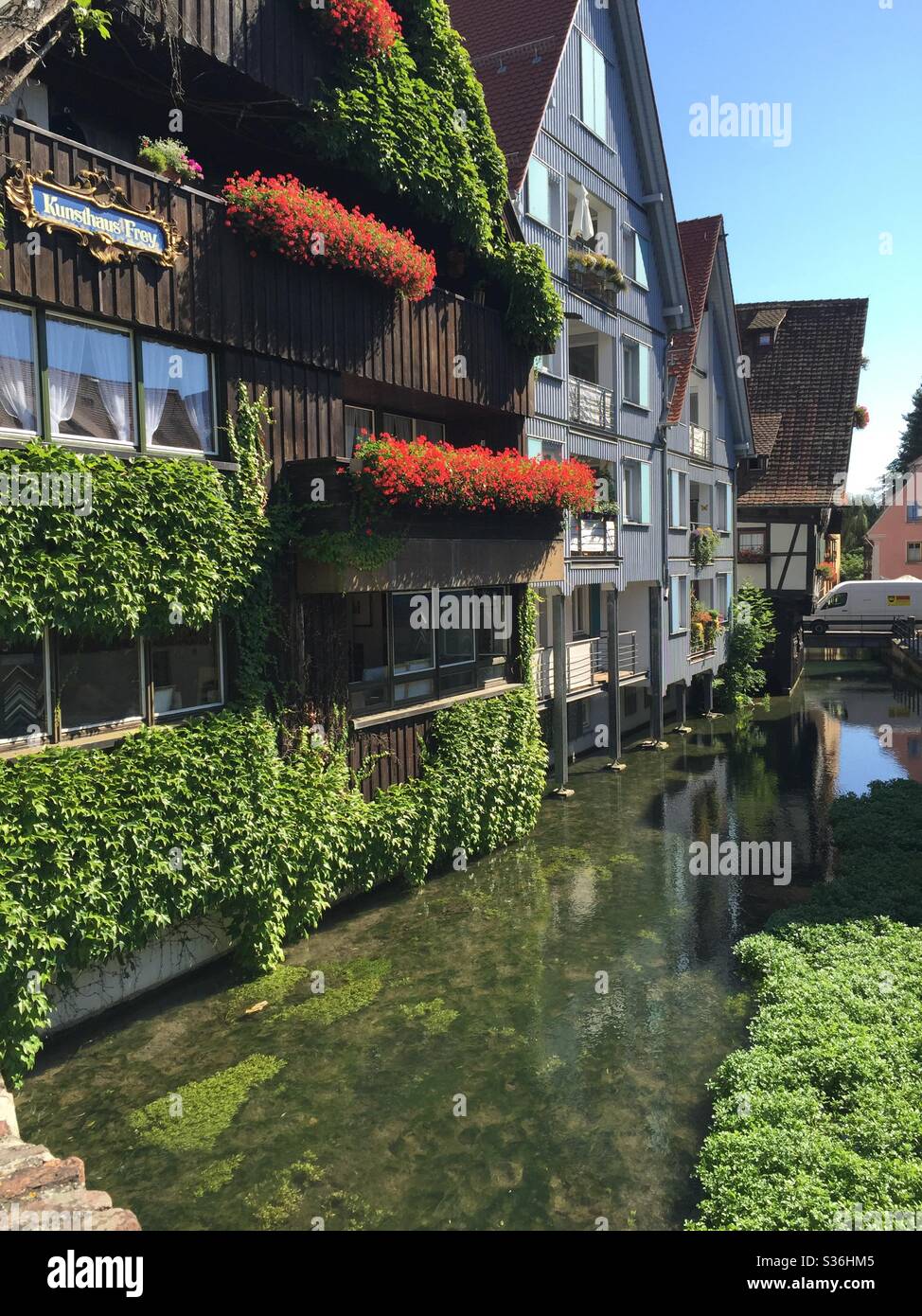 Giornata di sole a Ulm, Germania Foto Stock