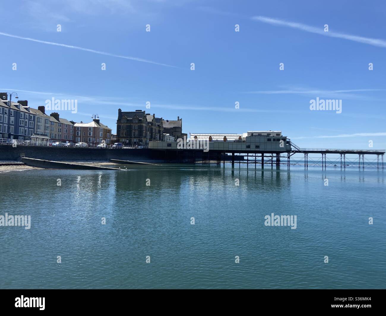 Aberystwyth, Galles occidentale. REGNO UNITO. Venerdì 29 maggio 2020. News:UN giorno caldo e spaventoso come temperature raggiungere 23 gradi in Aberystwyth ©️ Rose Voon/ Alamy Live News Foto Stock