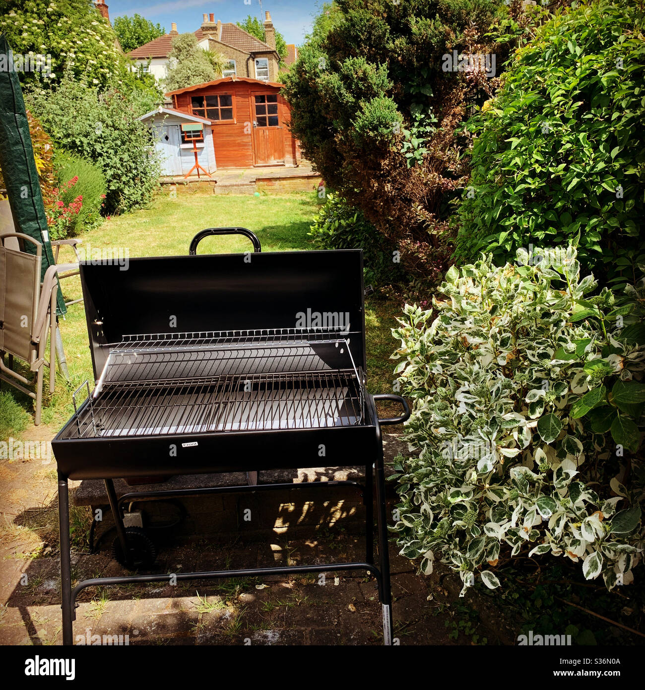 Tempo di barbecue Foto Stock