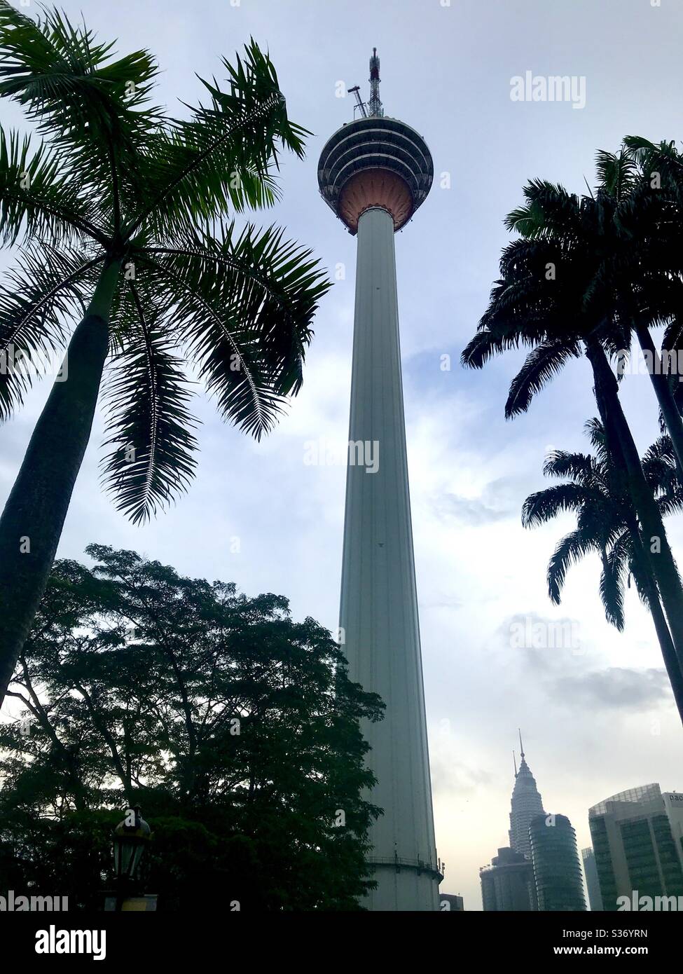 Kuala Lumpar torre cielo, Malesia Foto Stock