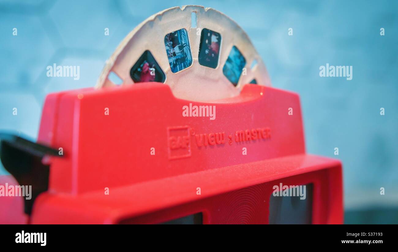 Primo piano dell'aspo in una vista retrospettiva principale Foto Stock