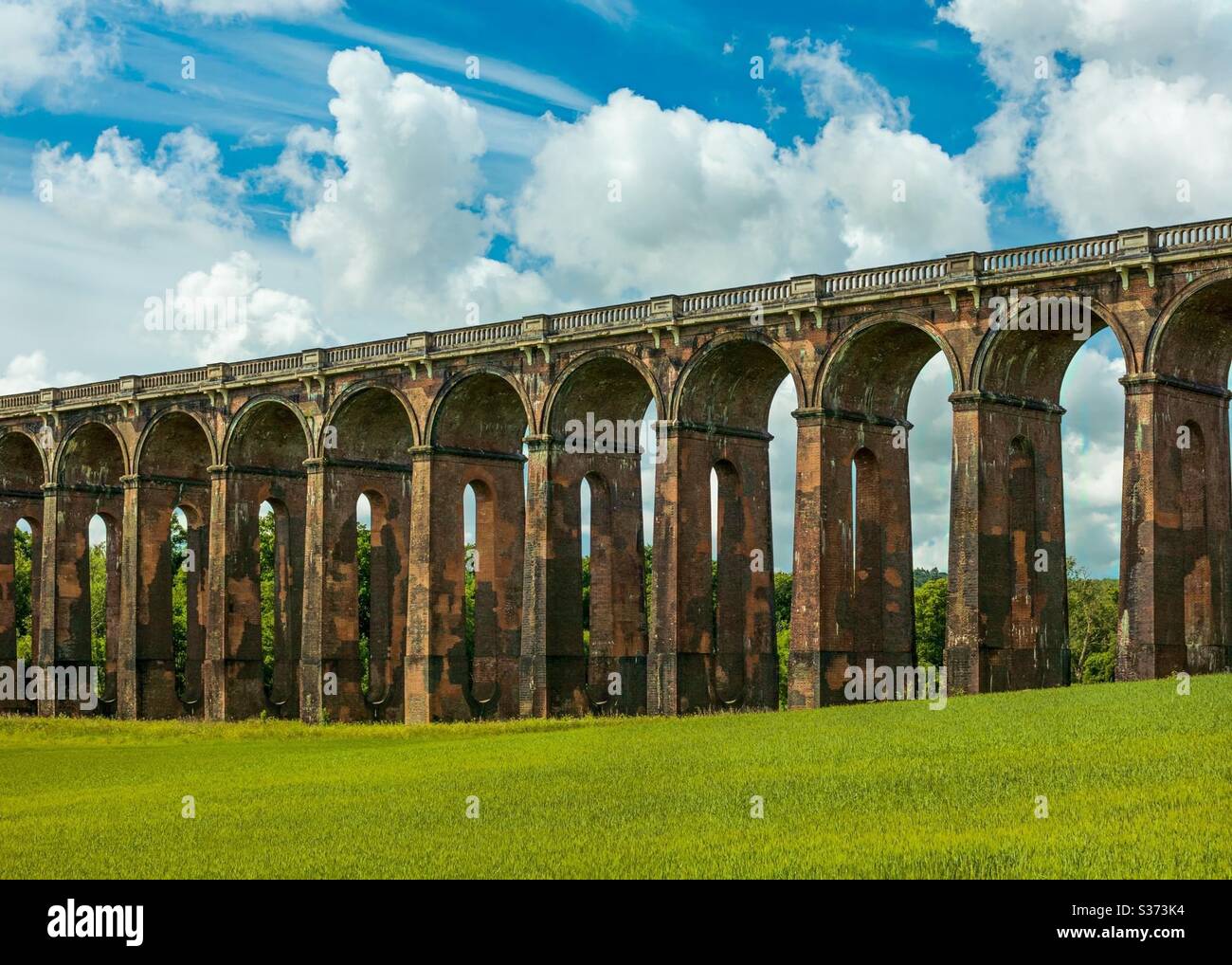 Ouse Valley viadotto - Immagine stock catturata con smartphone