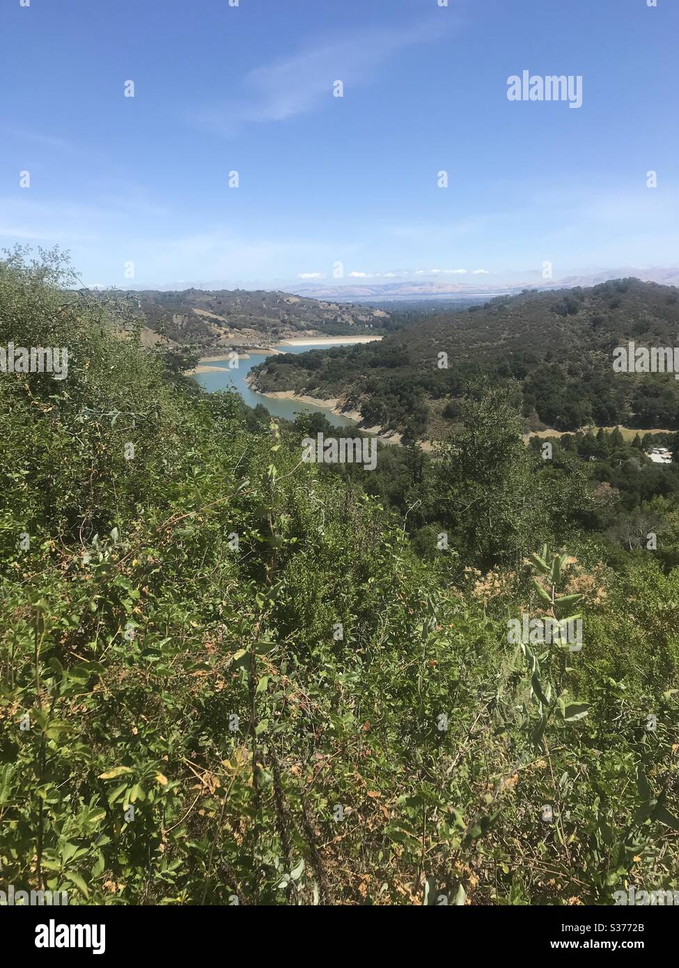 Steven Creeks Lake, Cupertino, California, Stati Uniti Foto Stock