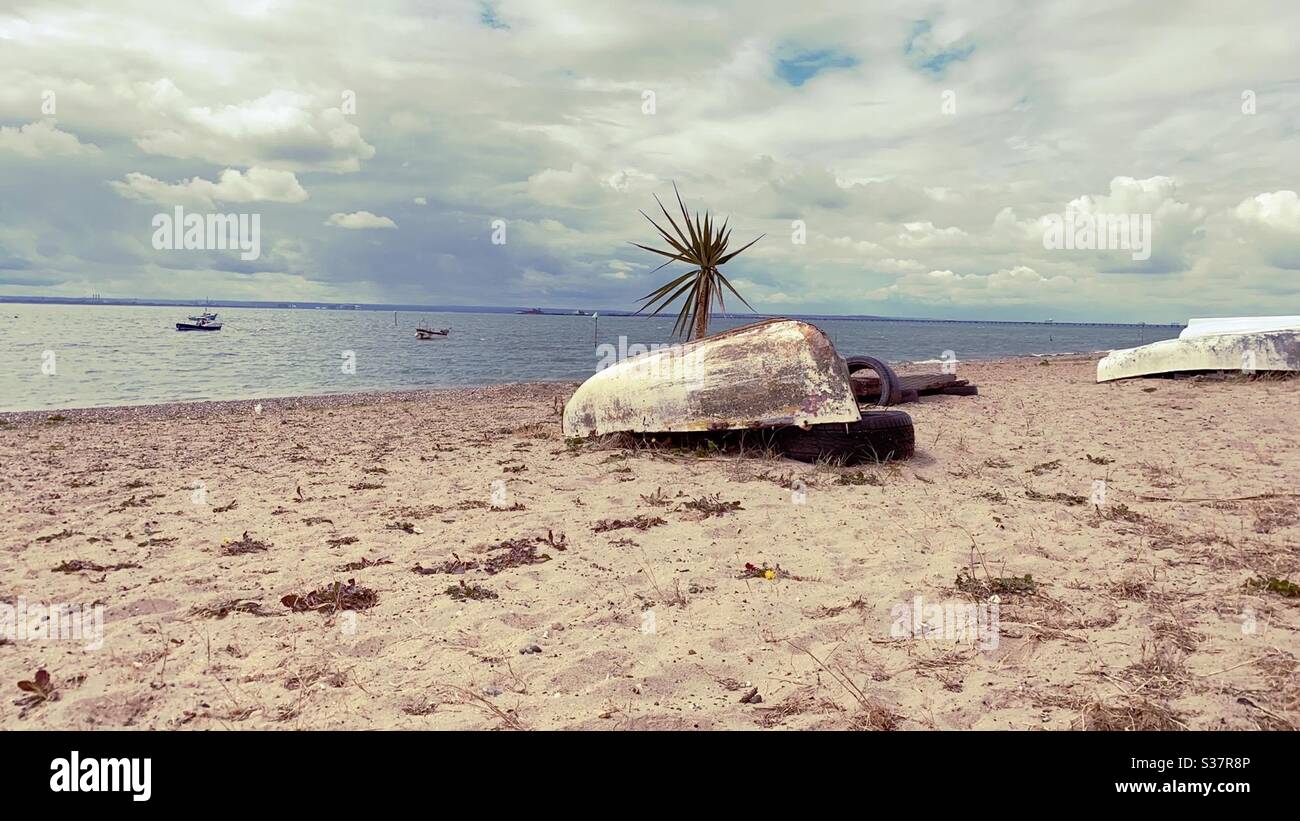 Thorpe Bay spiaggia Foto Stock