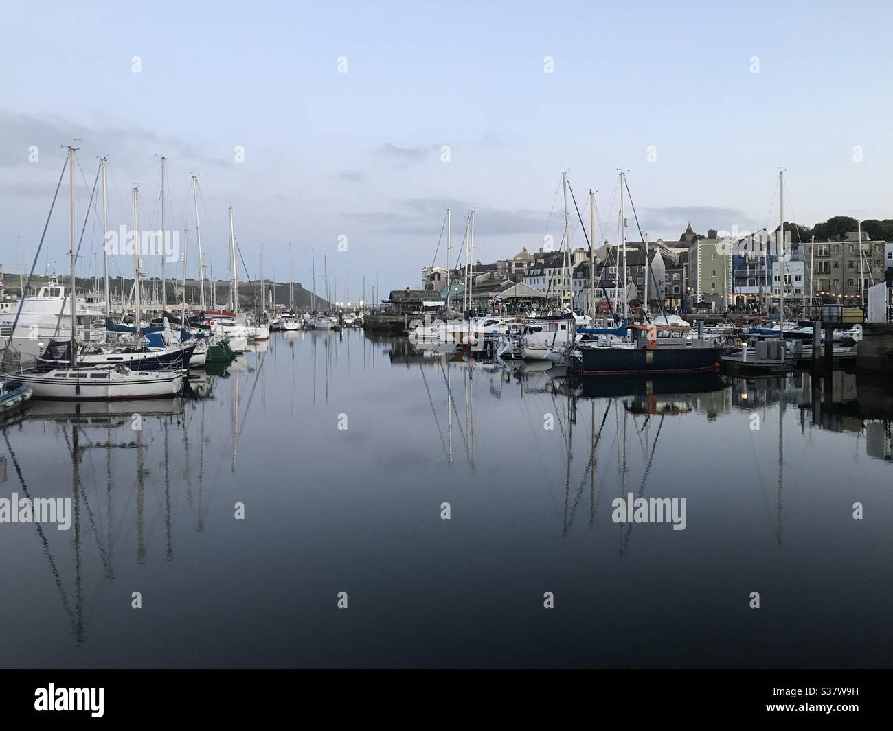 Marina di Plymouth, Devon Foto Stock