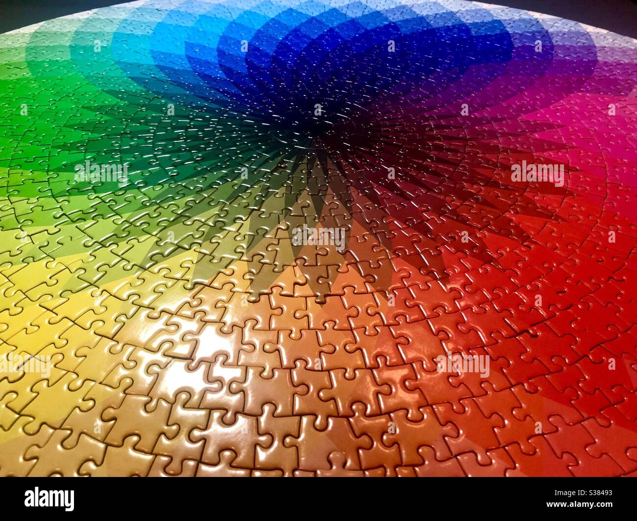 Completato puzzle - Immagine stock catturata con smartphone