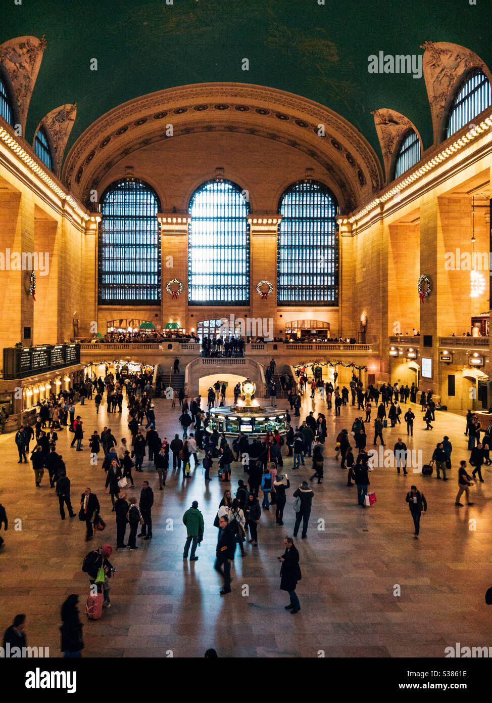 Atrio principale presso la Grand Central Station di New York City Foto Stock