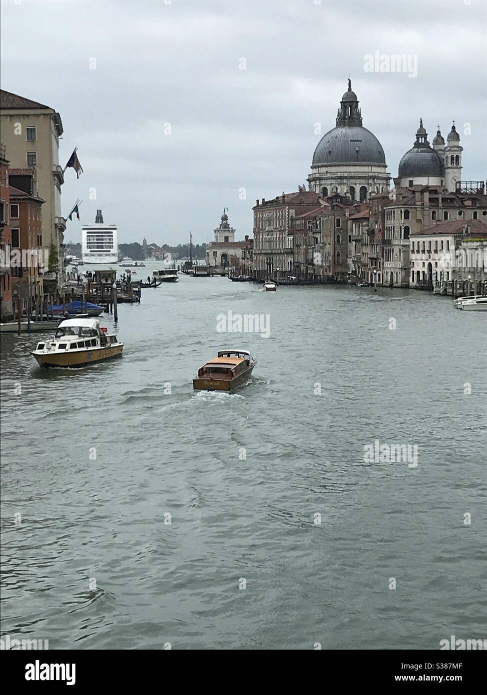 Blot sul paesaggio, Venezia Foto Stock