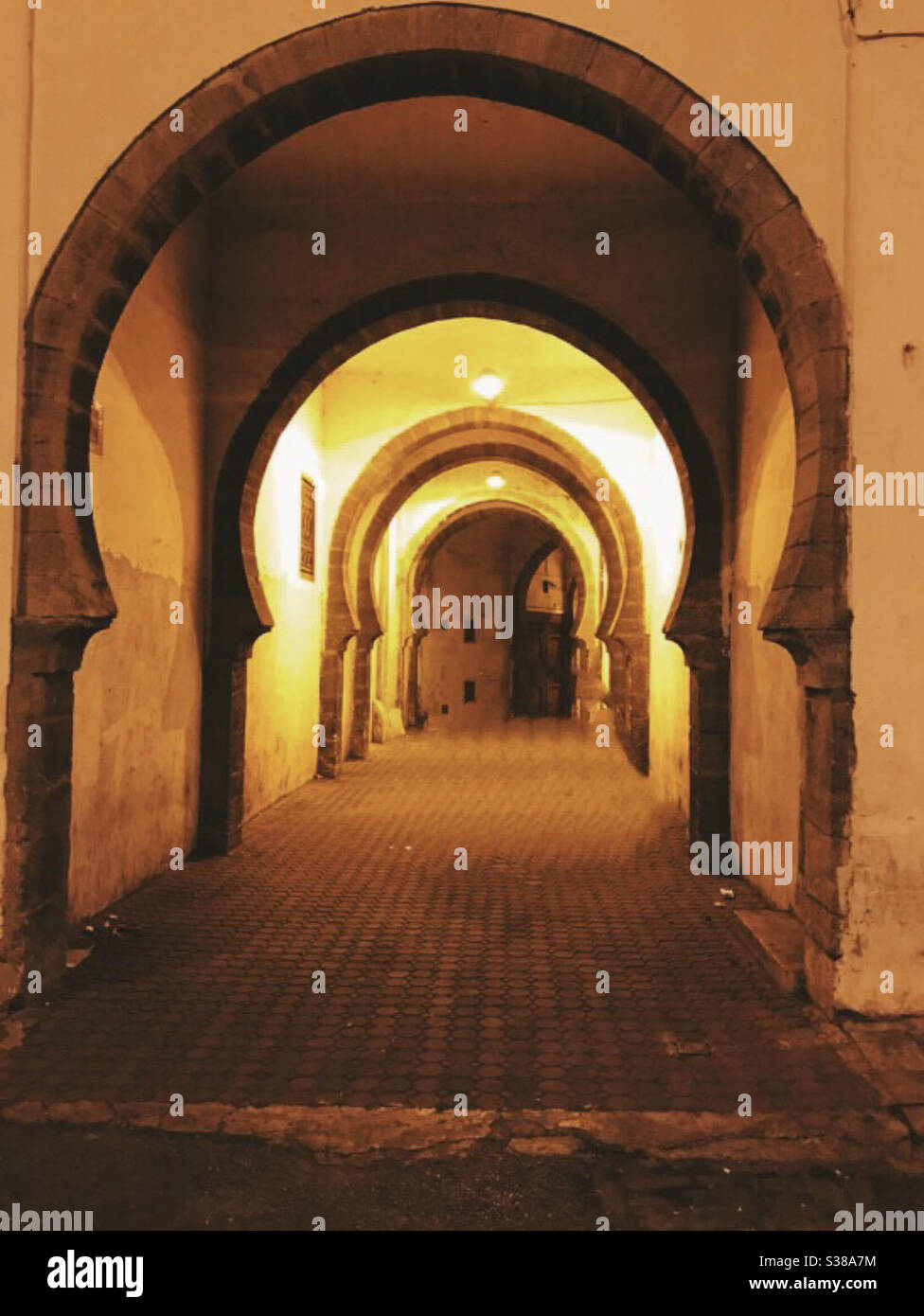 Vicolo in Marocco Foto Stock