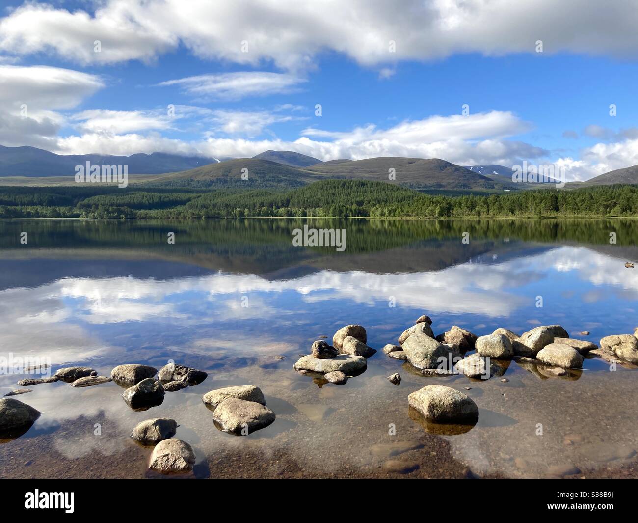 Loch Morlich Foto Stock