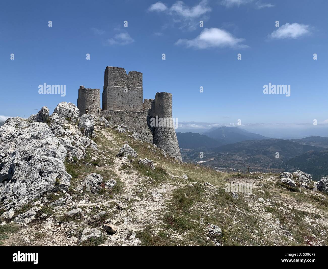 Rocca Calascio, Italia. Foto Stock