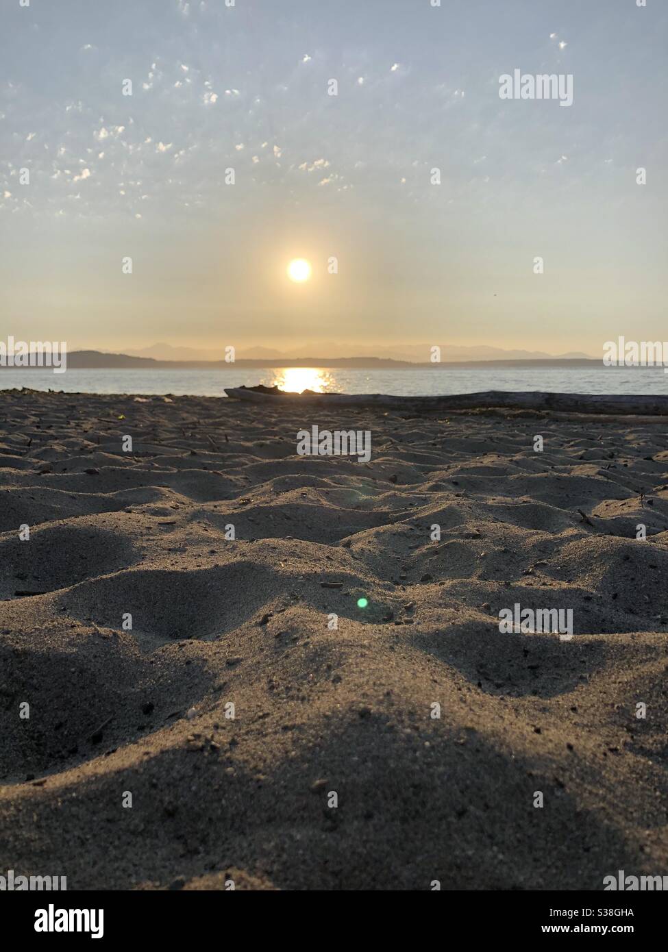 spiaggia di alki Foto Stock