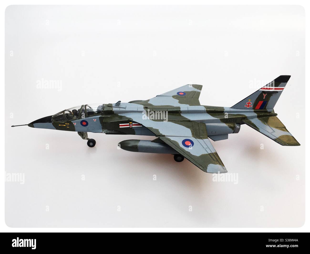 Airfix modello SEPECAT Jaguar T.2 in scala 1/72 - Immagine stock catturata con smartphone