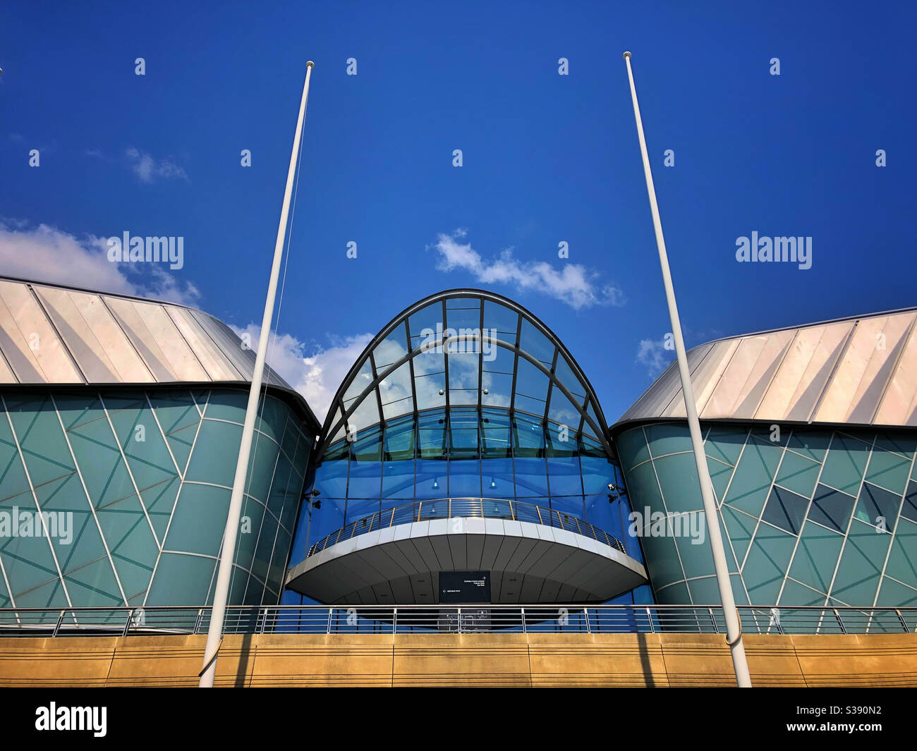 M&S Bank Arena sul lungomare di Liverpool Foto Stock