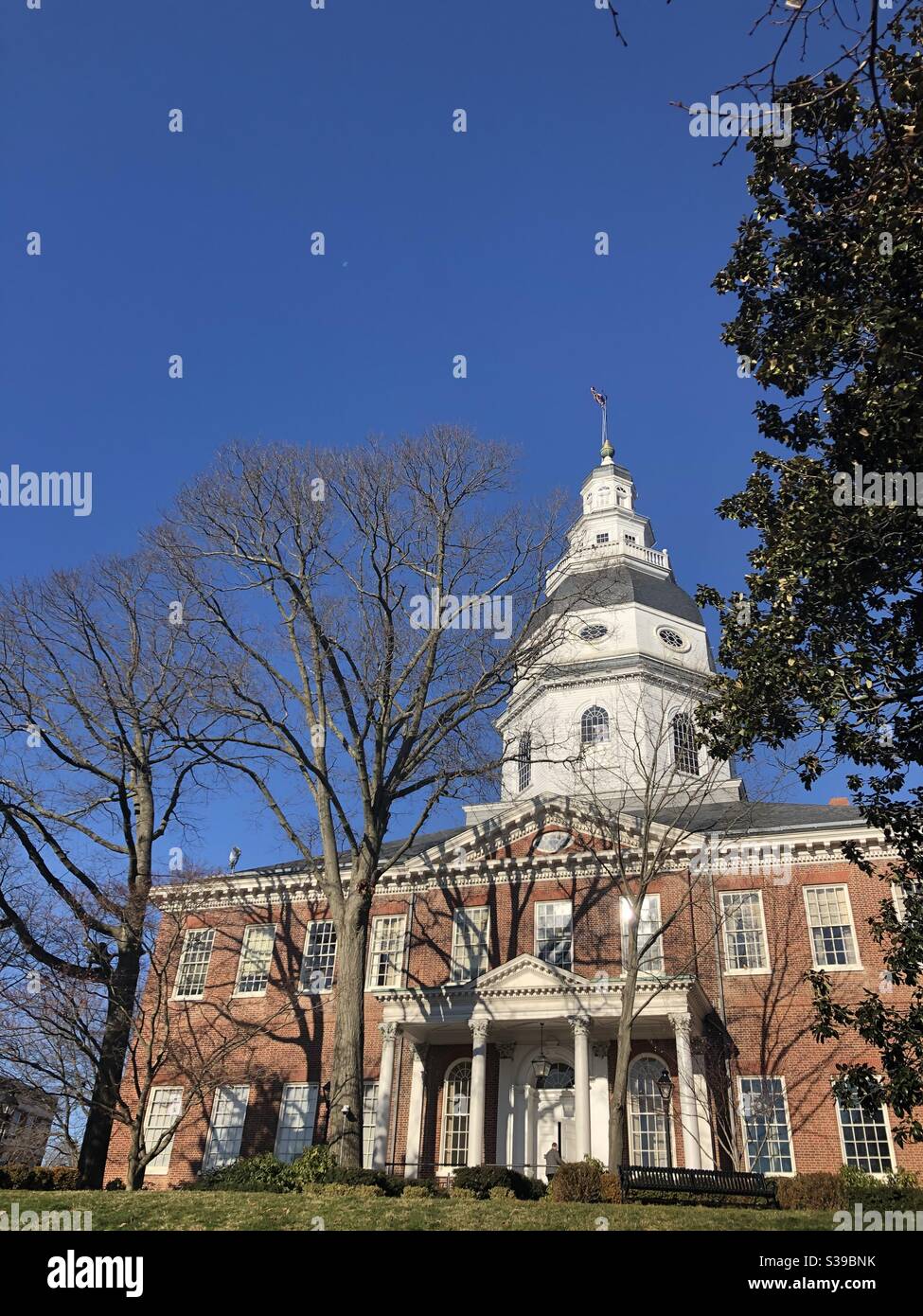 Maryland State House in Annapolis, Maryland Foto Stock
