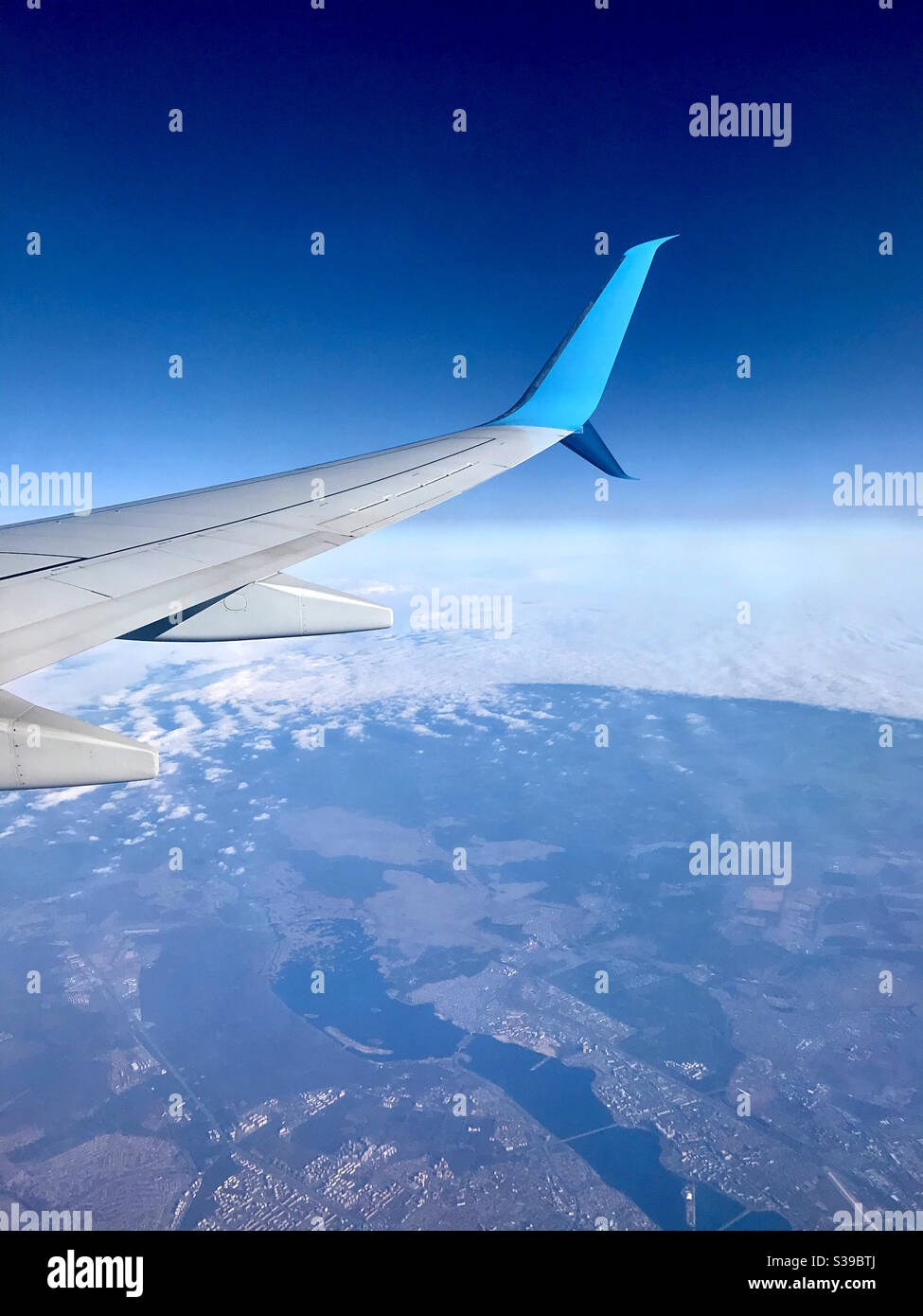 Blu senza fine - Immagine stock catturata con smartphone