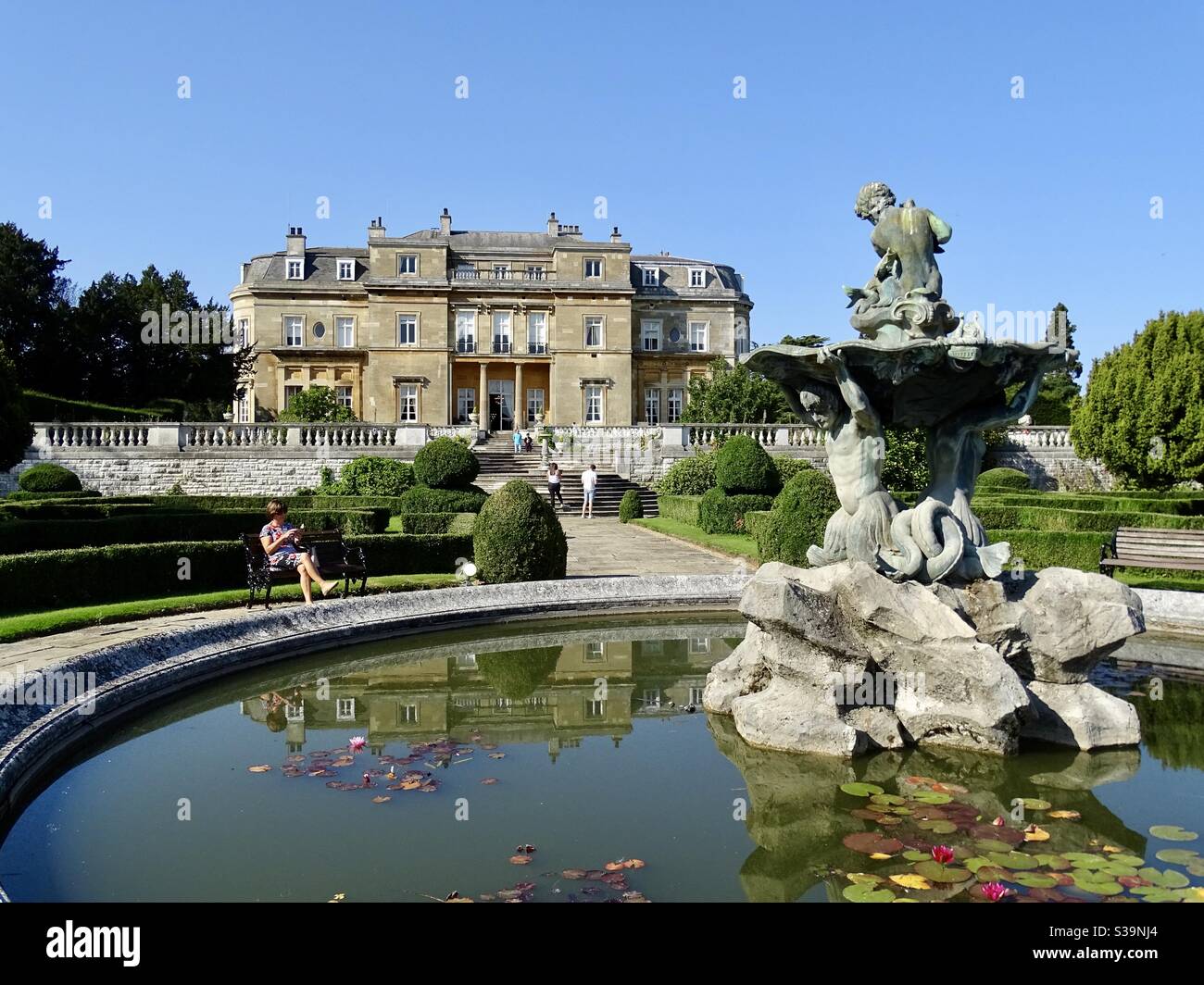 Edificio storico a Luton Hoo, Bedfordshire Foto Stock