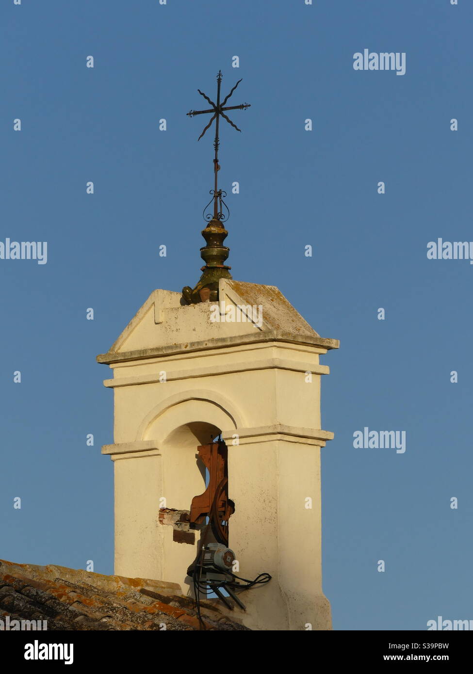 Glockenturm a Xalo, spagnolo Foto Stock