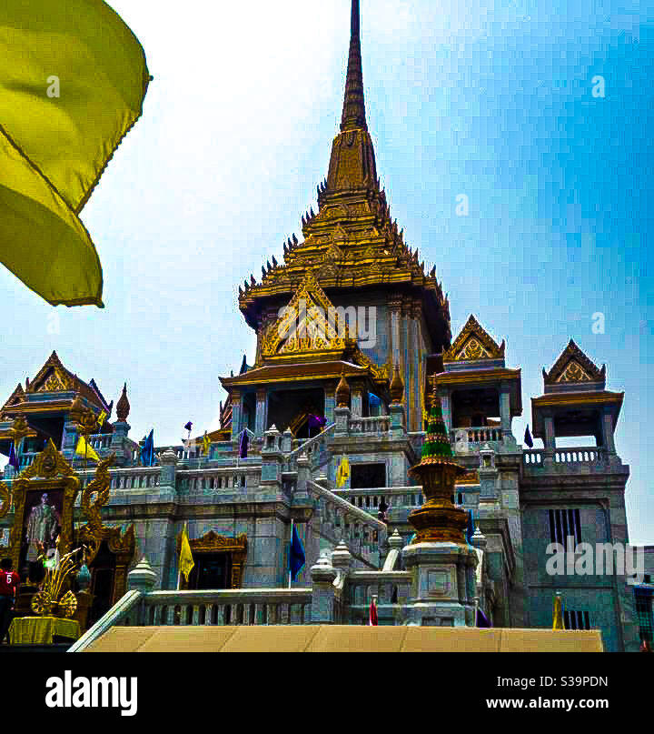 Templi di Bangkok Foto Stock