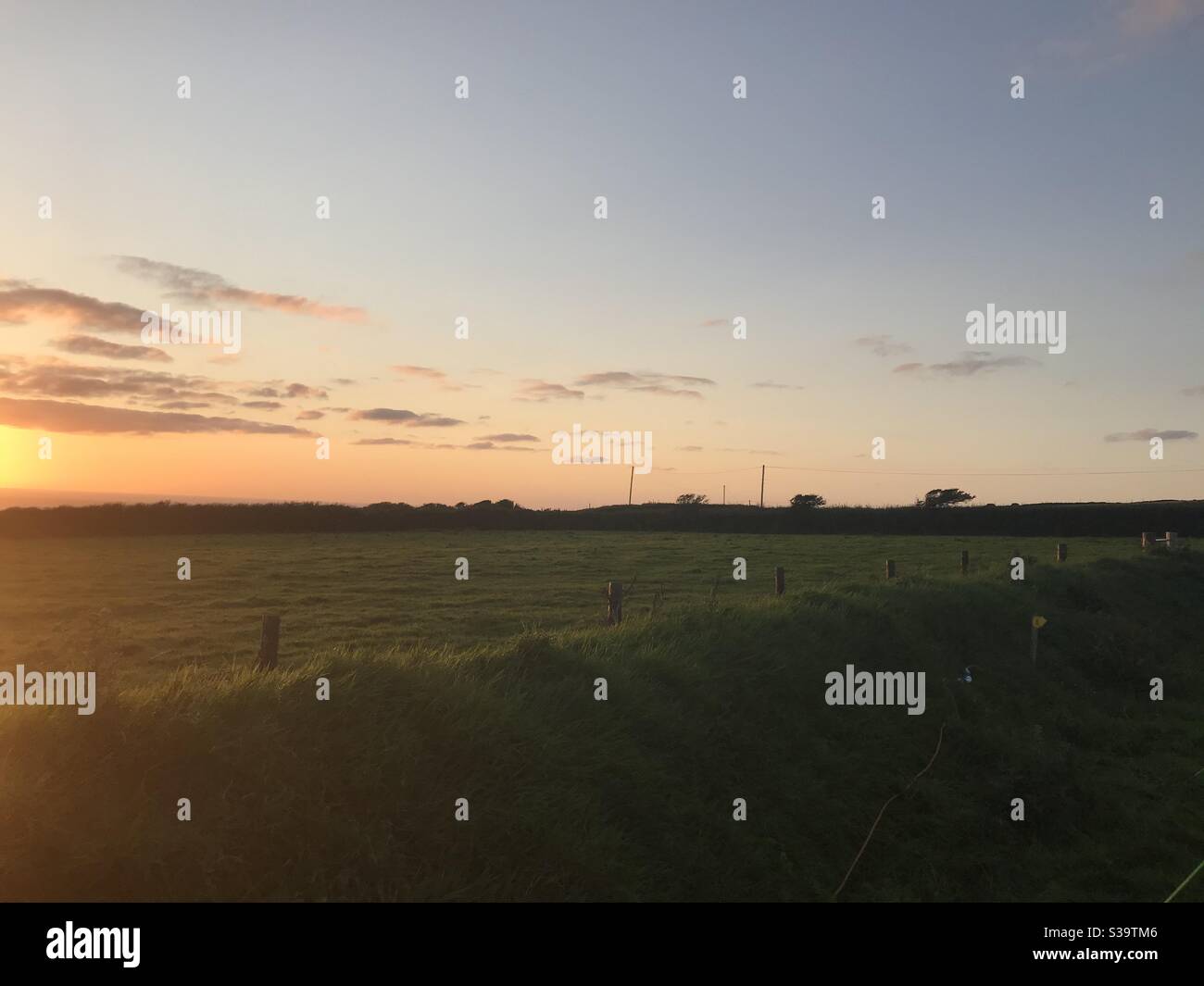 Cornish Sunset, Regno Unito Foto Stock