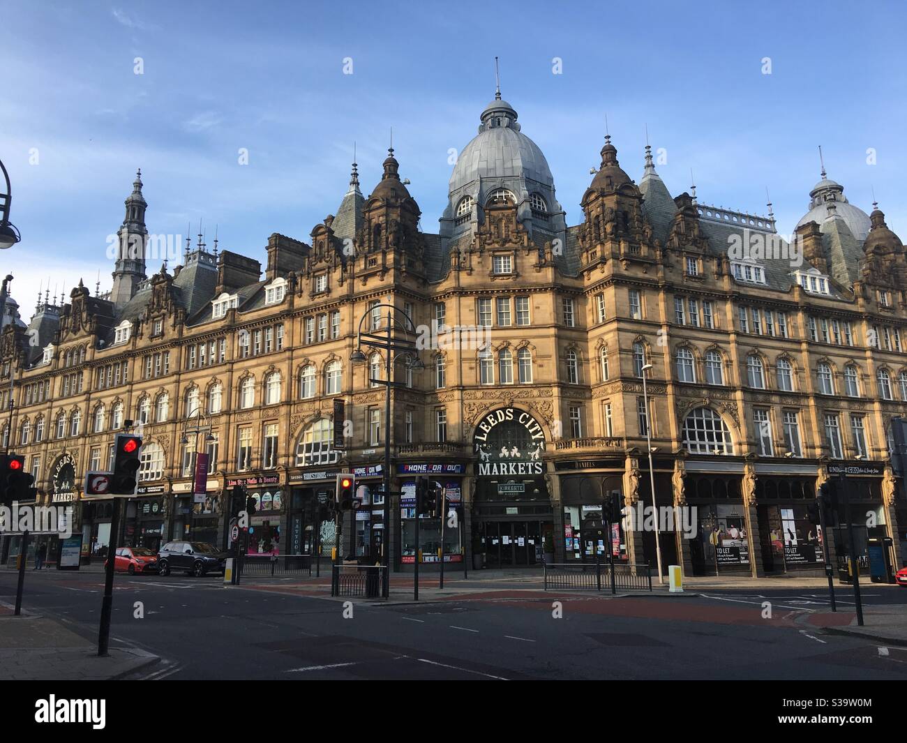 Leeds City Market, Regno Unito Foto Stock