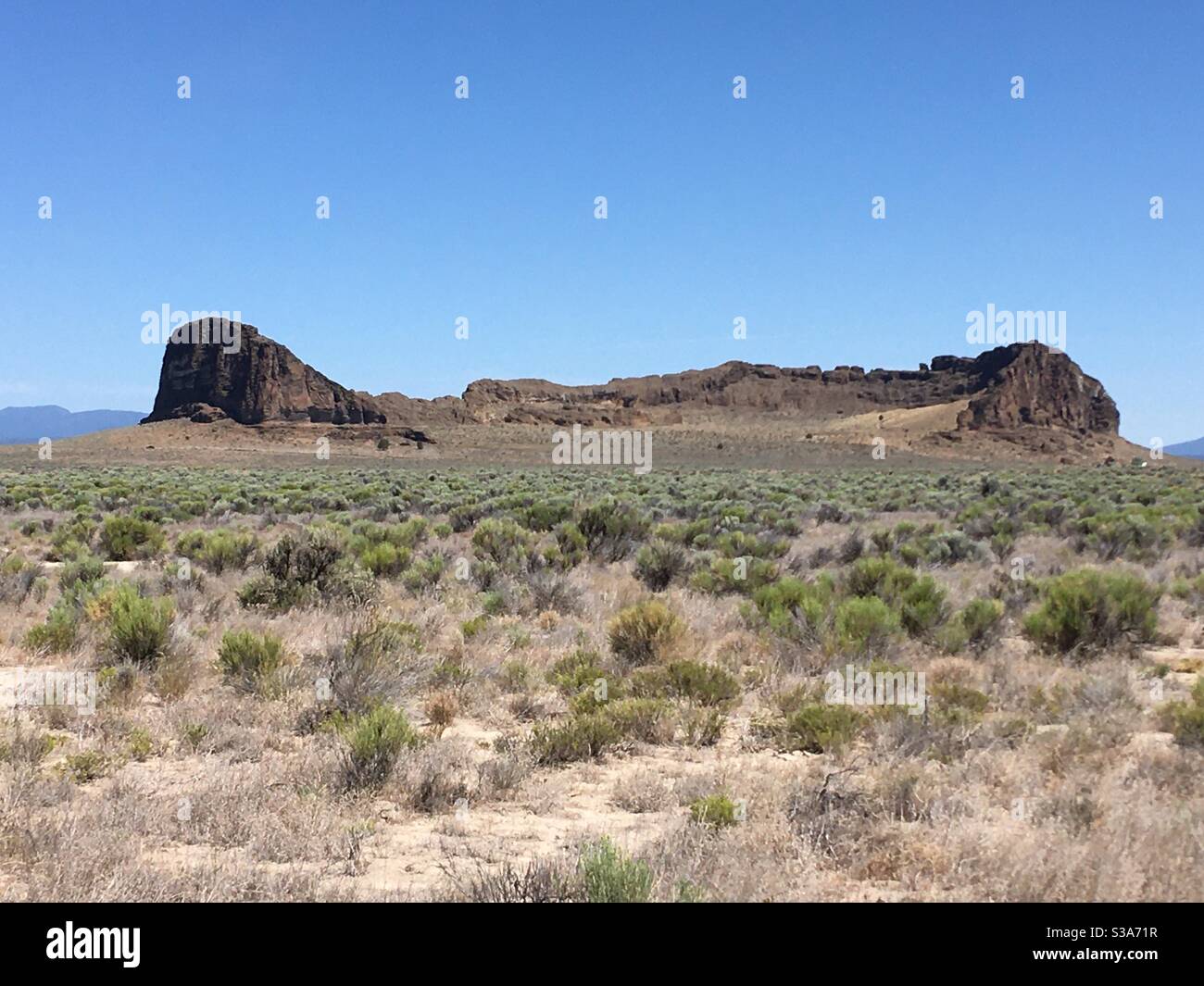 Fort Rock, Oregon Foto Stock