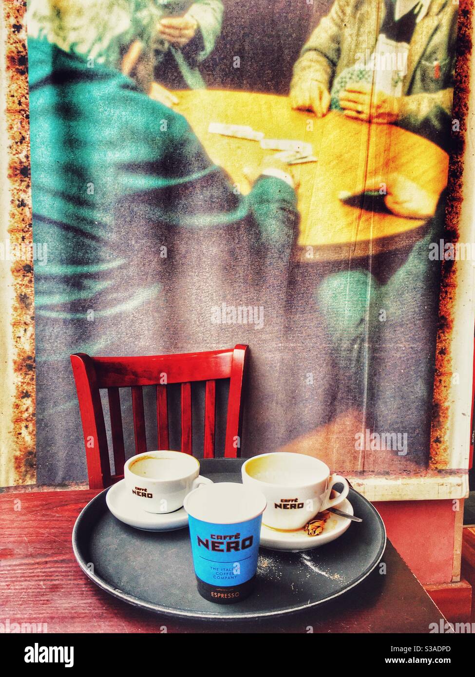 Cafe Nero - Immagine stock catturata con smartphone