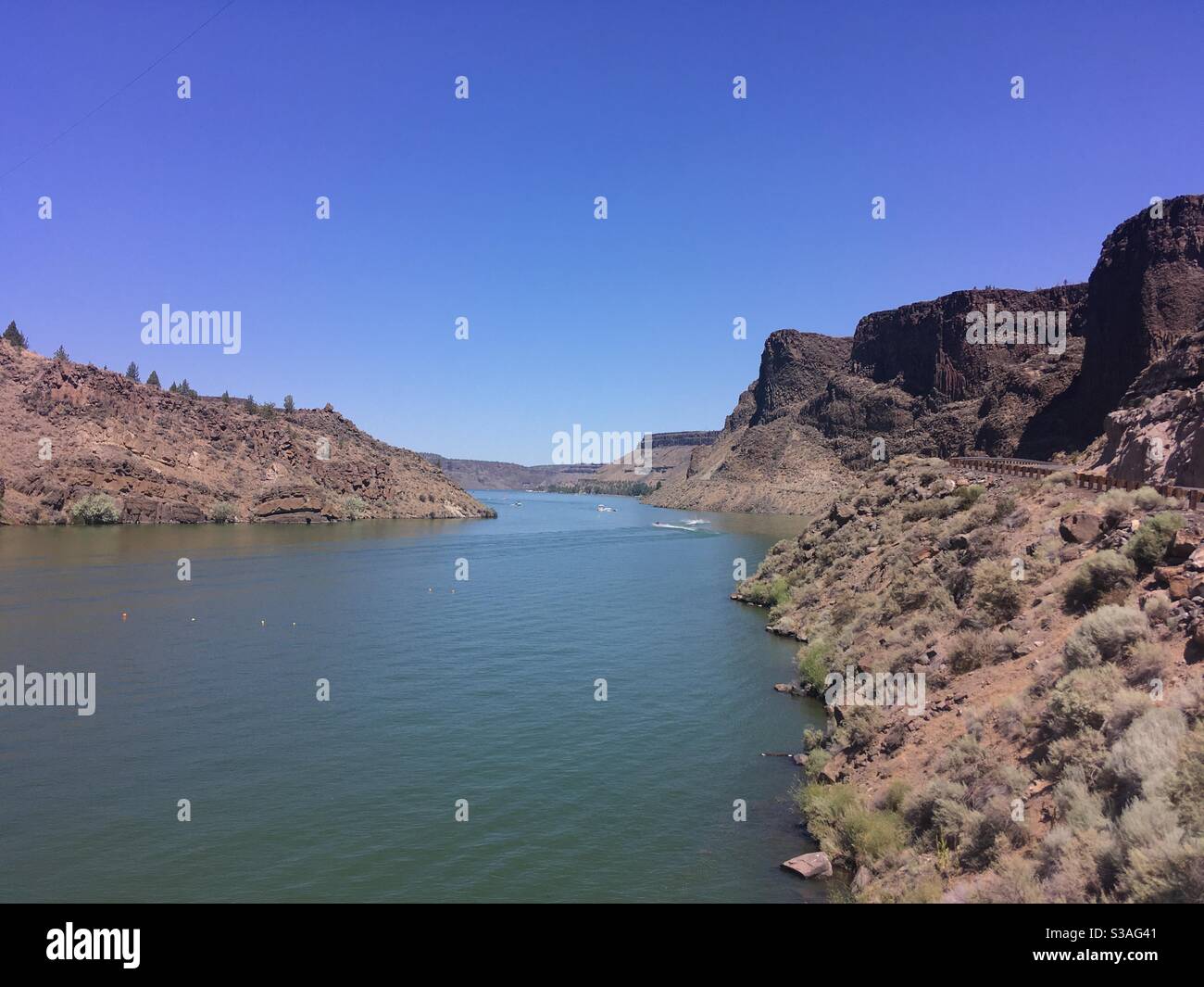 Cove Palisades state Park, Culver, Oregon Foto Stock