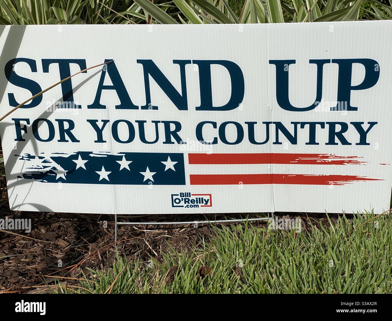 Iscriviti campagna politica stand up per il tuo paese USA 2020 Foto Stock