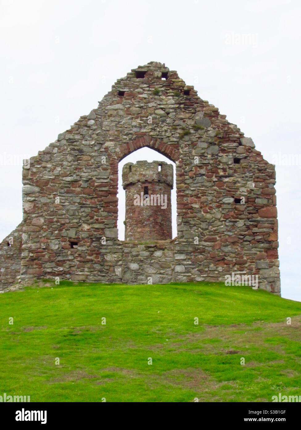 Il castello di pelatura, Isola di Man. Foto Stock