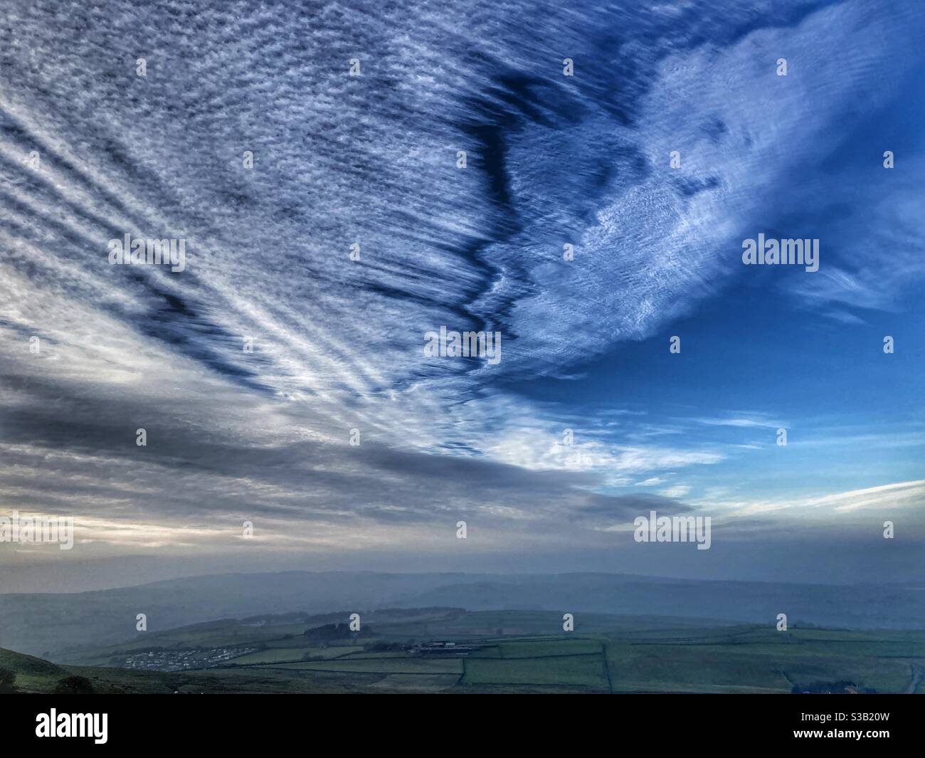 Addingham Low Moor North Yorkshire Foto Stock