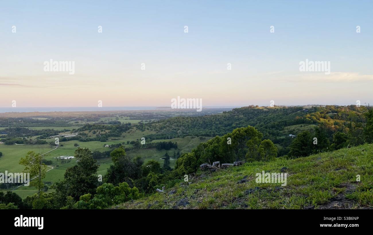 Costa di Byron Bay Foto Stock