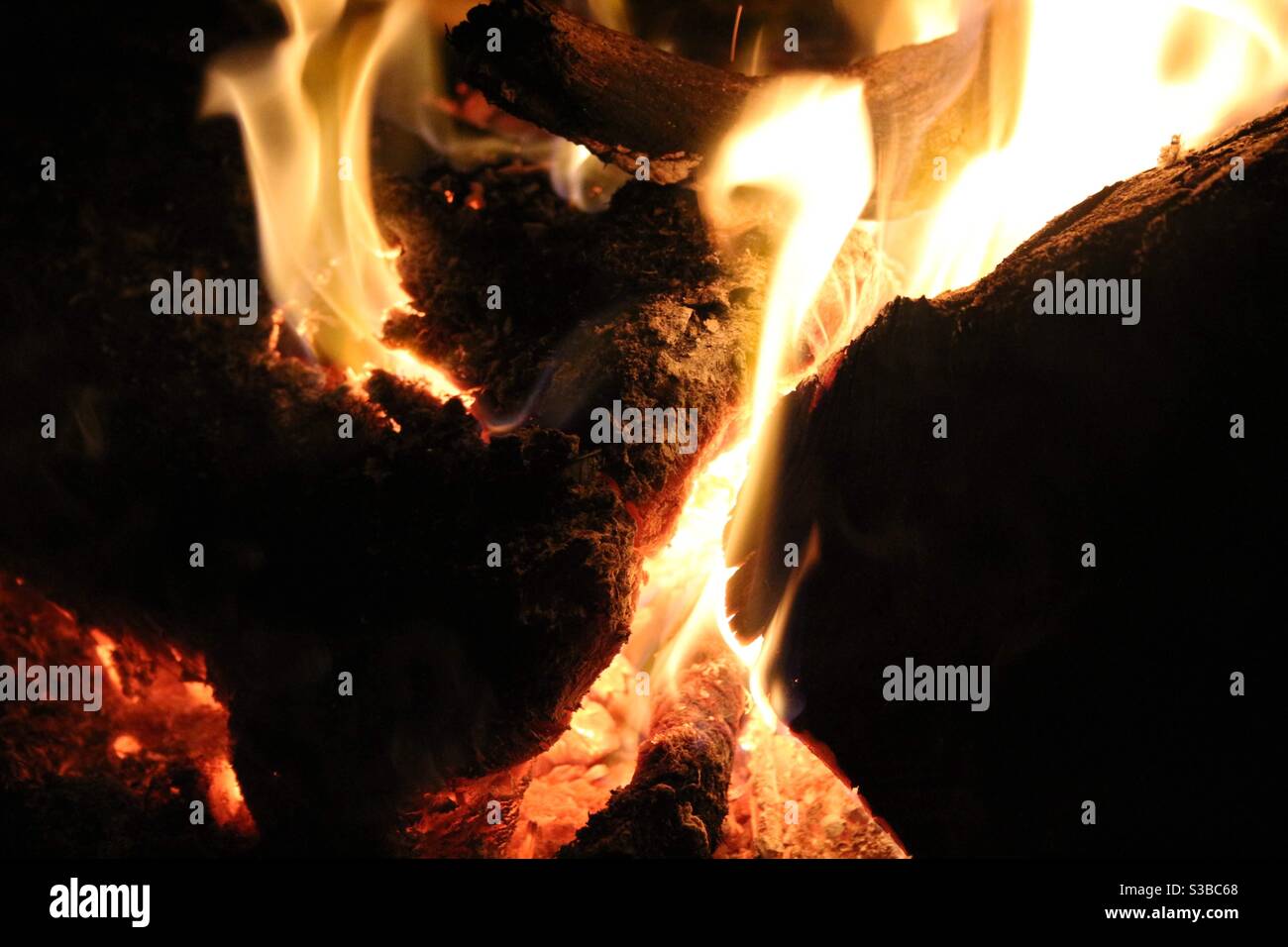 Campfire Foto Stock