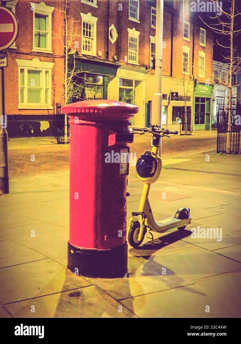 Città di Nottingham - Immagine stock catturata con smartphone