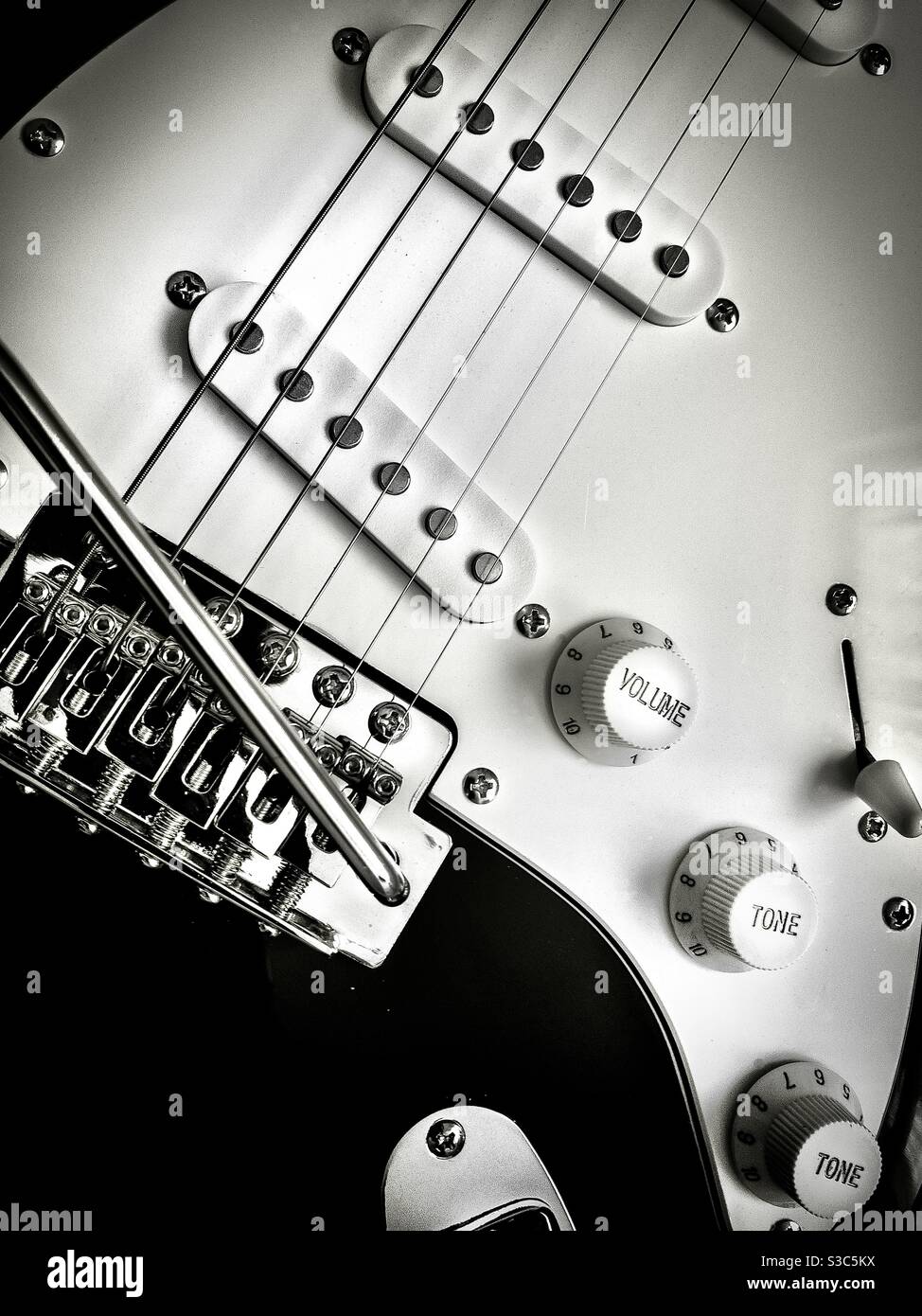 Chitarra - Immagine stock catturata con smartphone