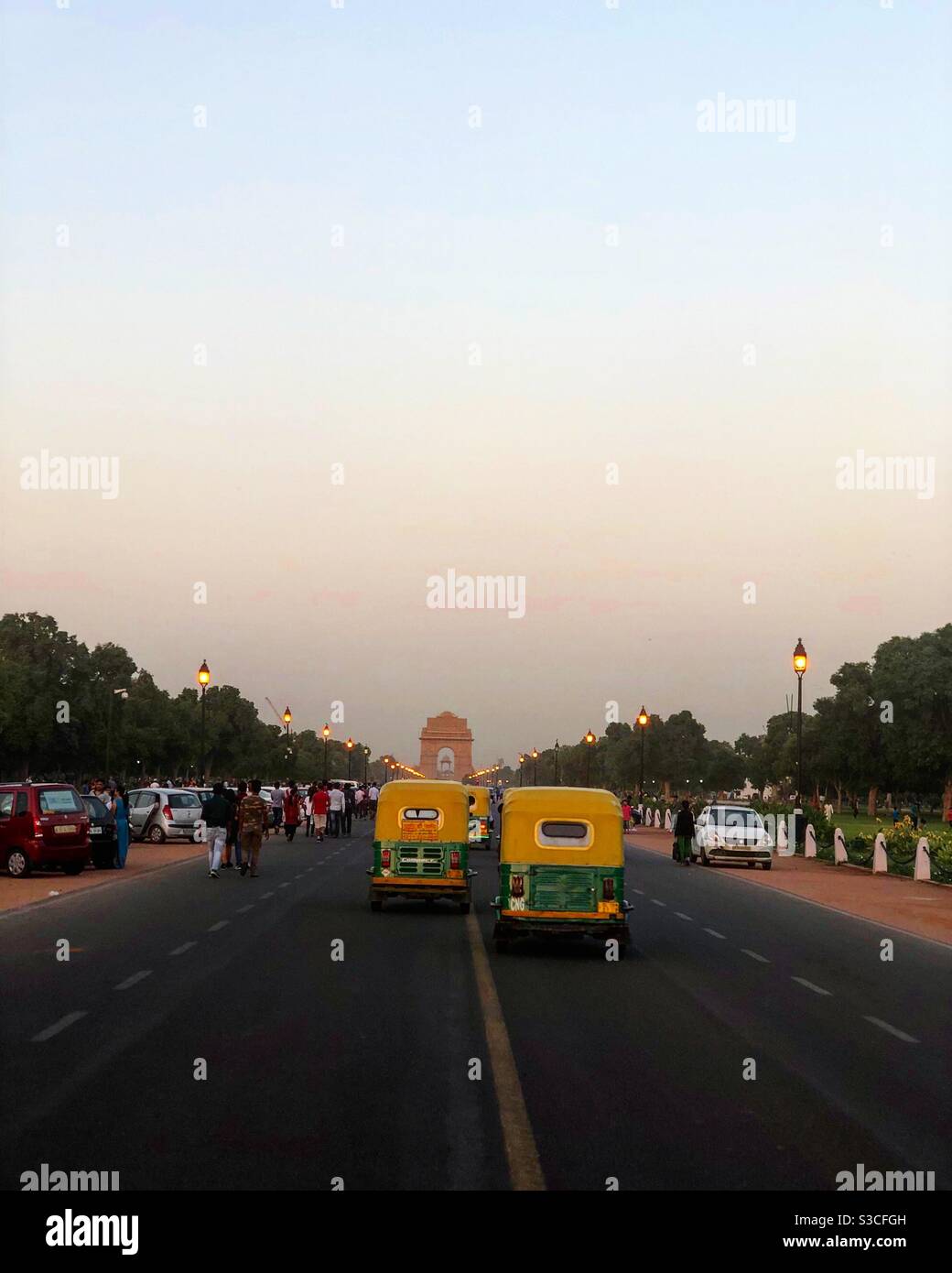 Tuktuk dell'India Foto Stock