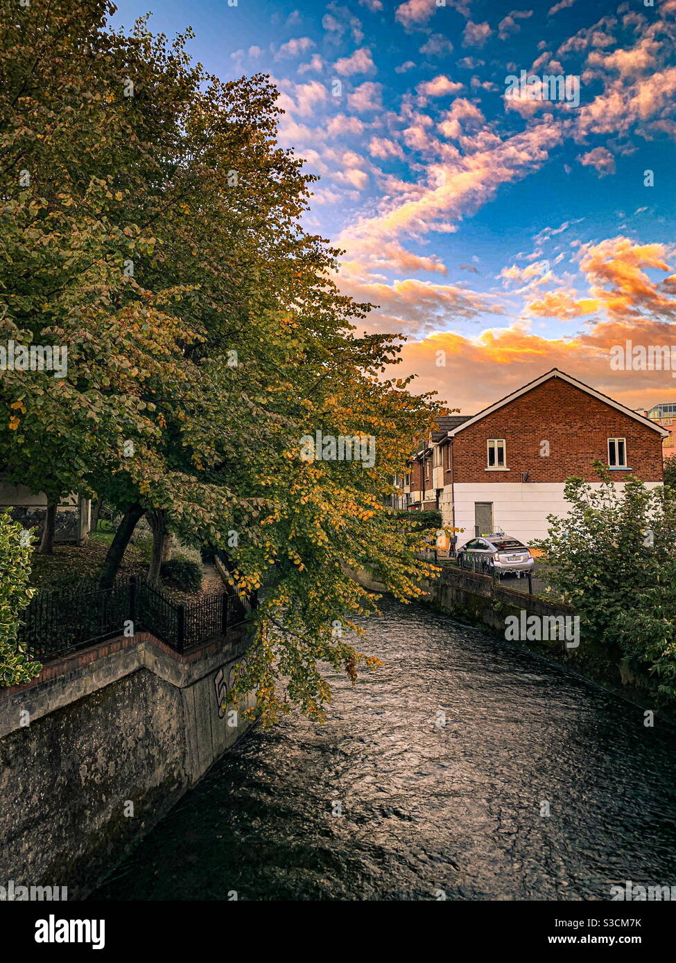 Tramonto irlandese Foto Stock