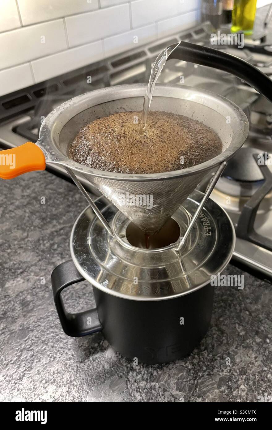 Caffè del mattino - Immagine stock catturata con smartphone